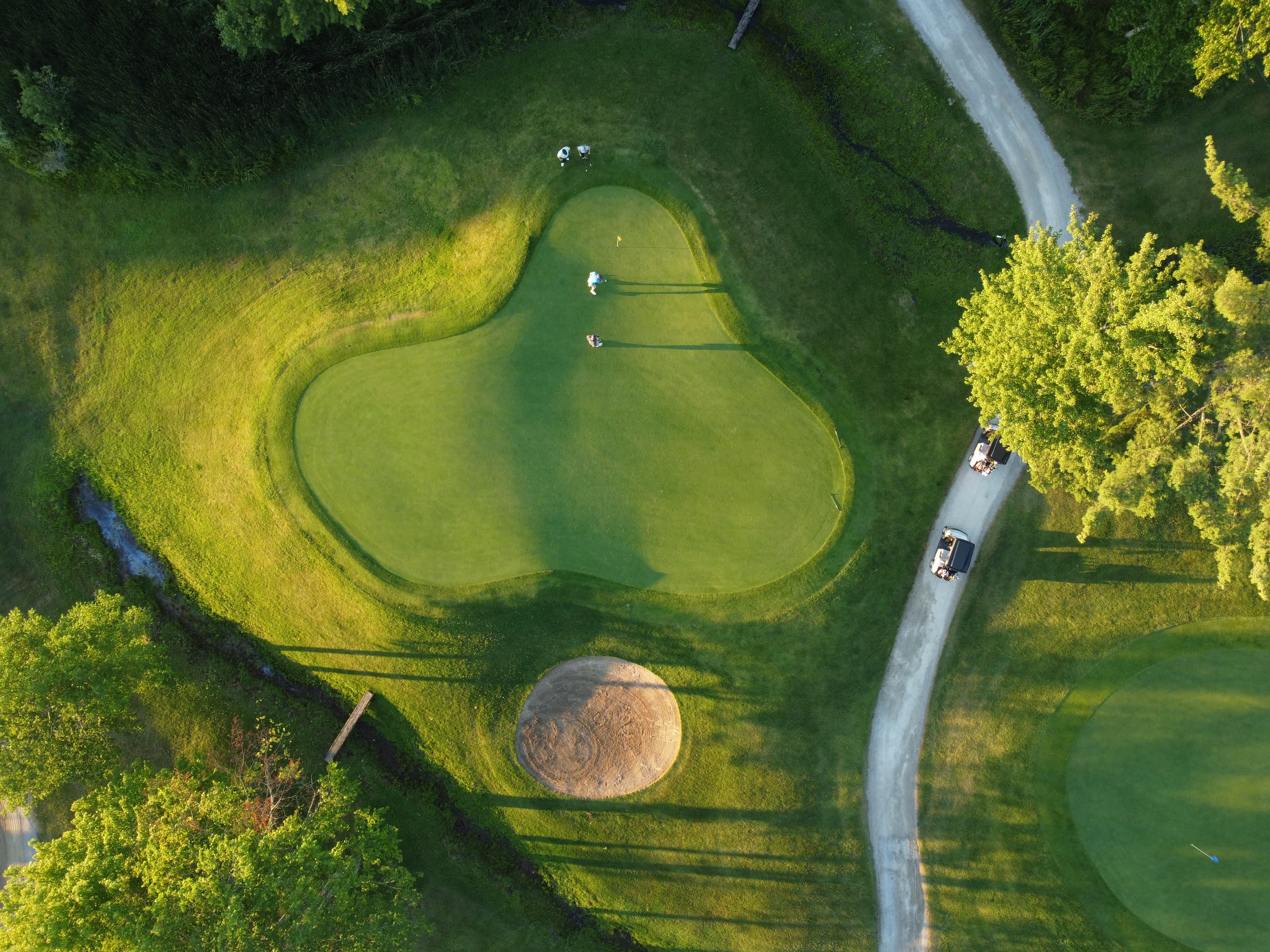 Drone image of Lake St. George