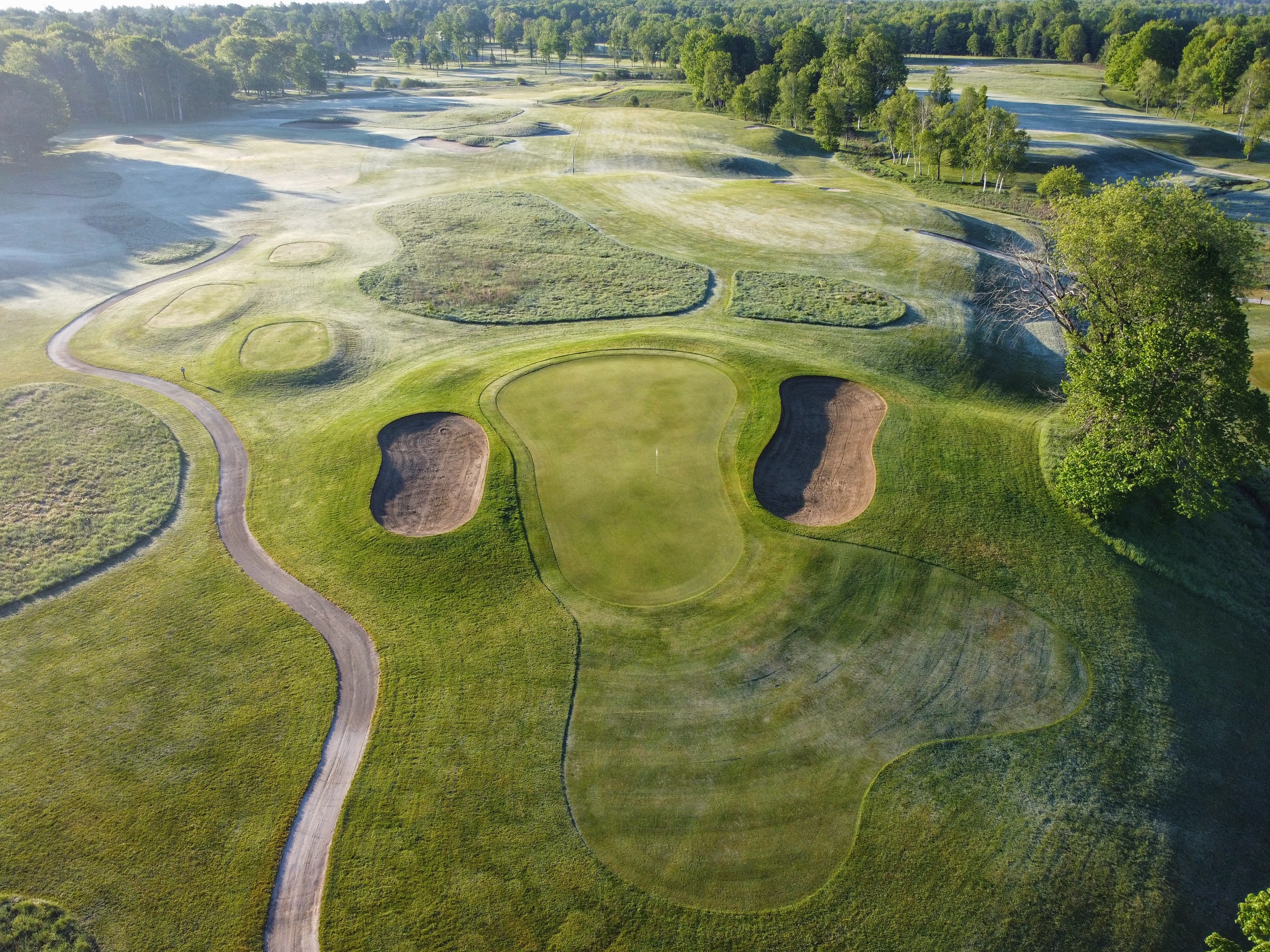 Drone image of Lake St. George