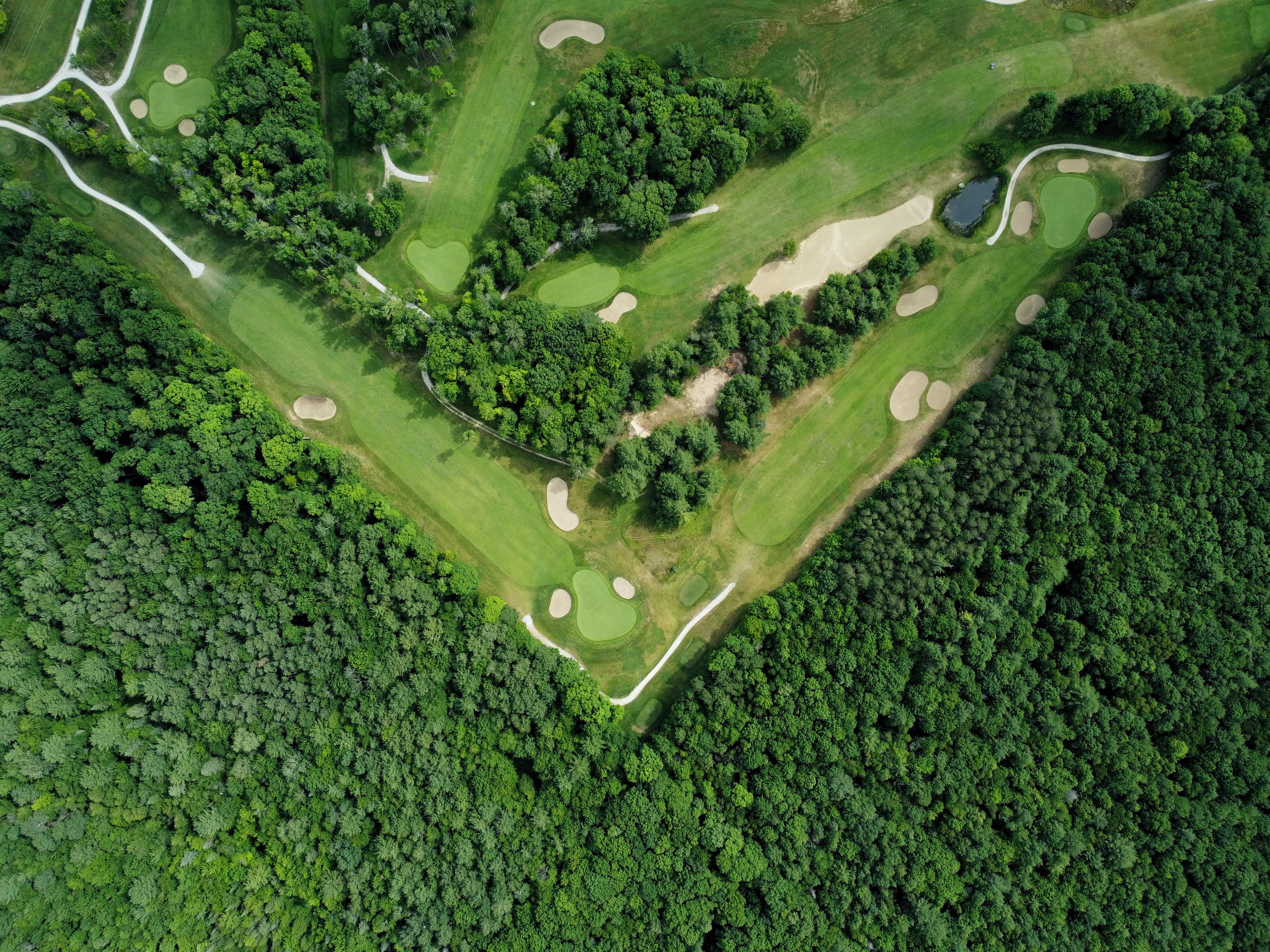 Drone image of Lake St. George