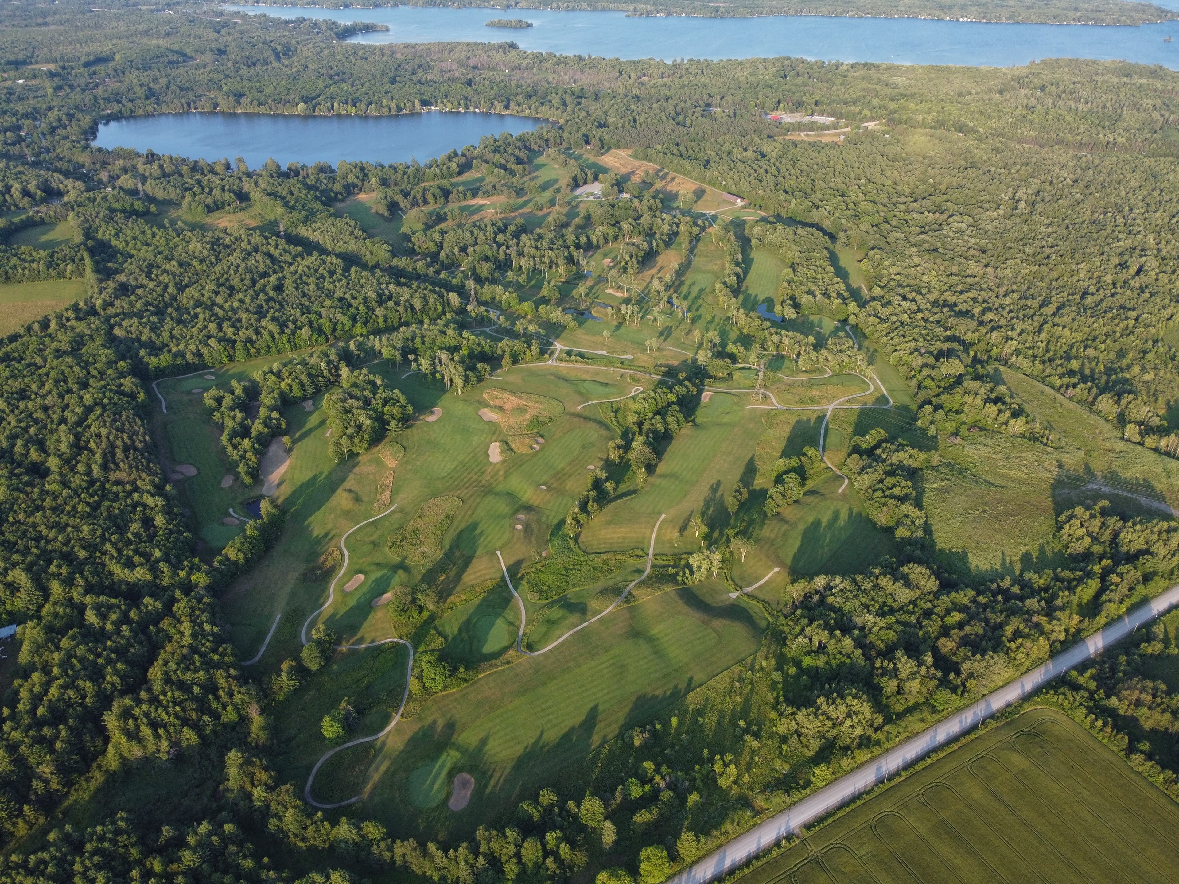 Drone image of Lake St. George
