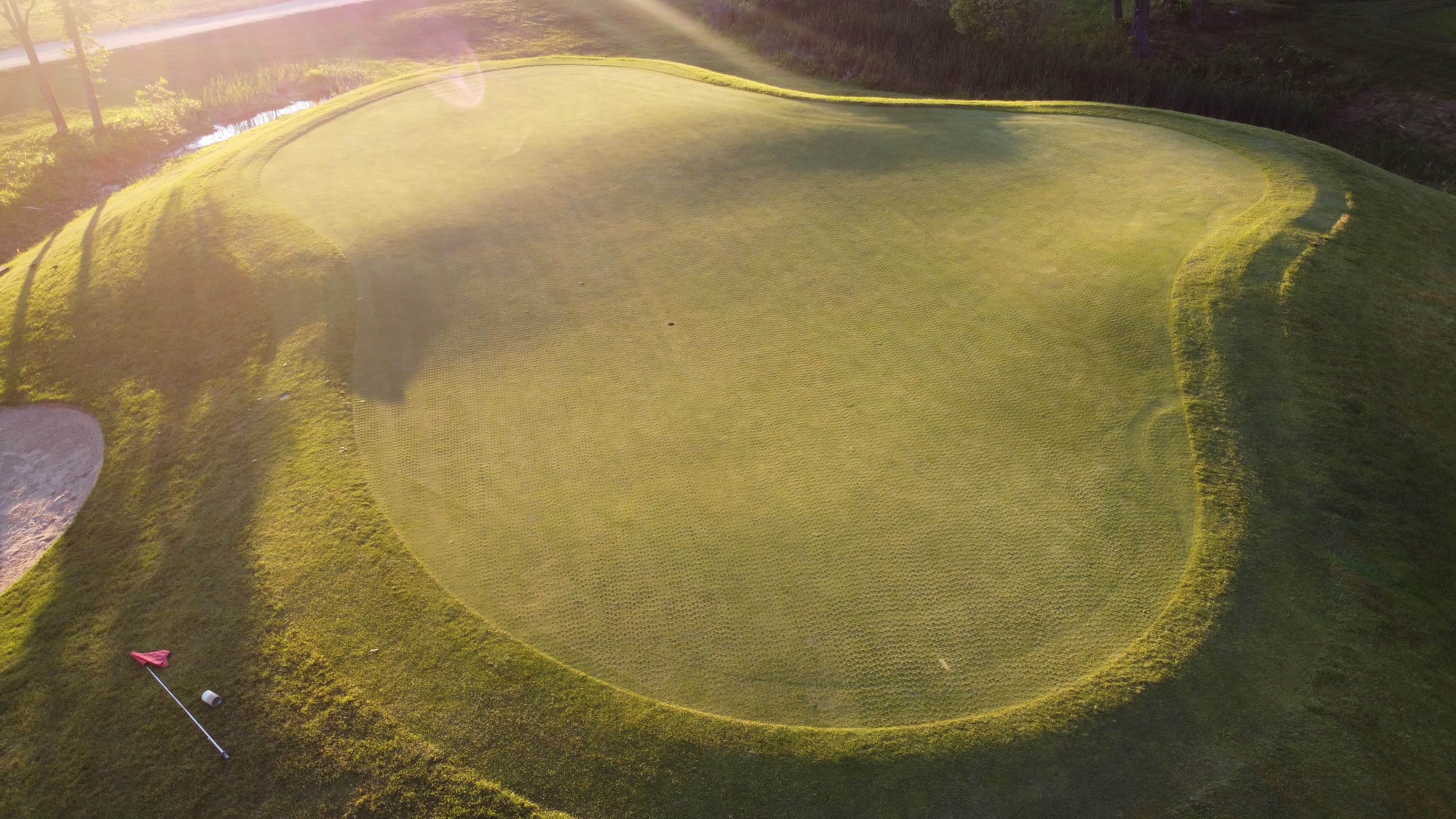 Drone image of Lake St. George