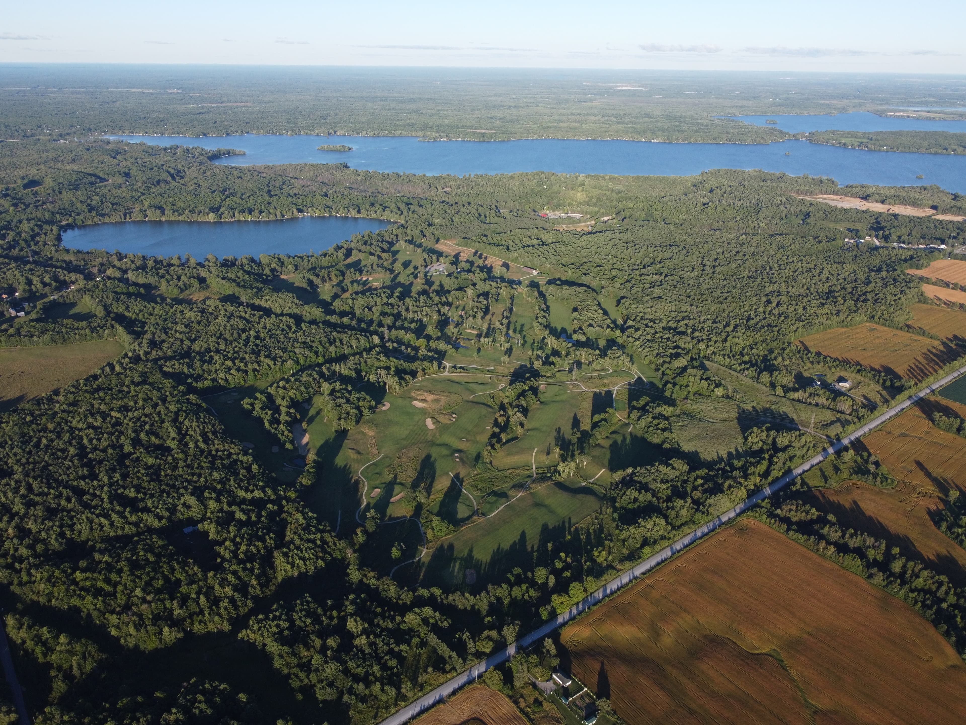 Drone image of Lake St. George