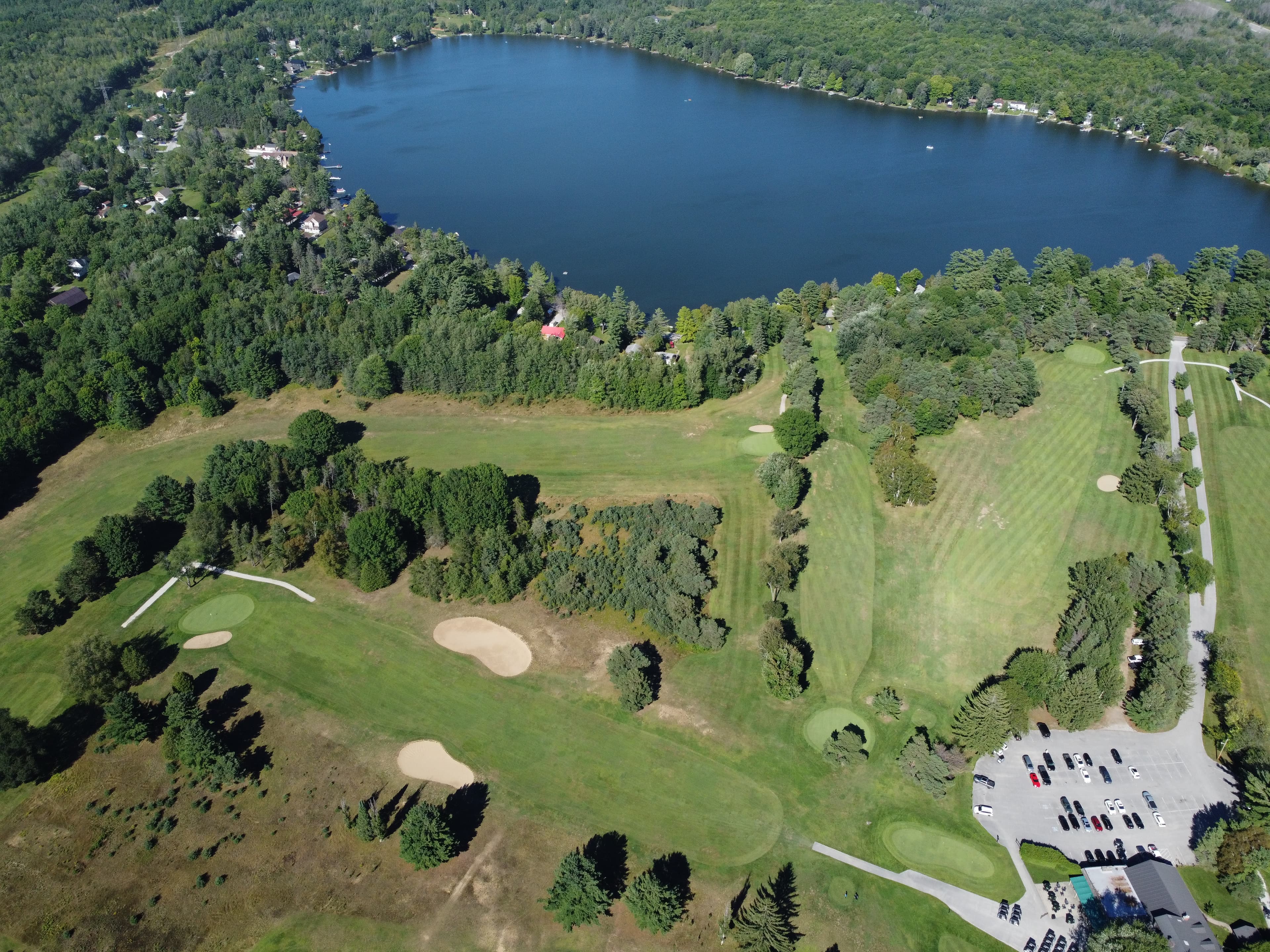 Drone image of Lake St. George