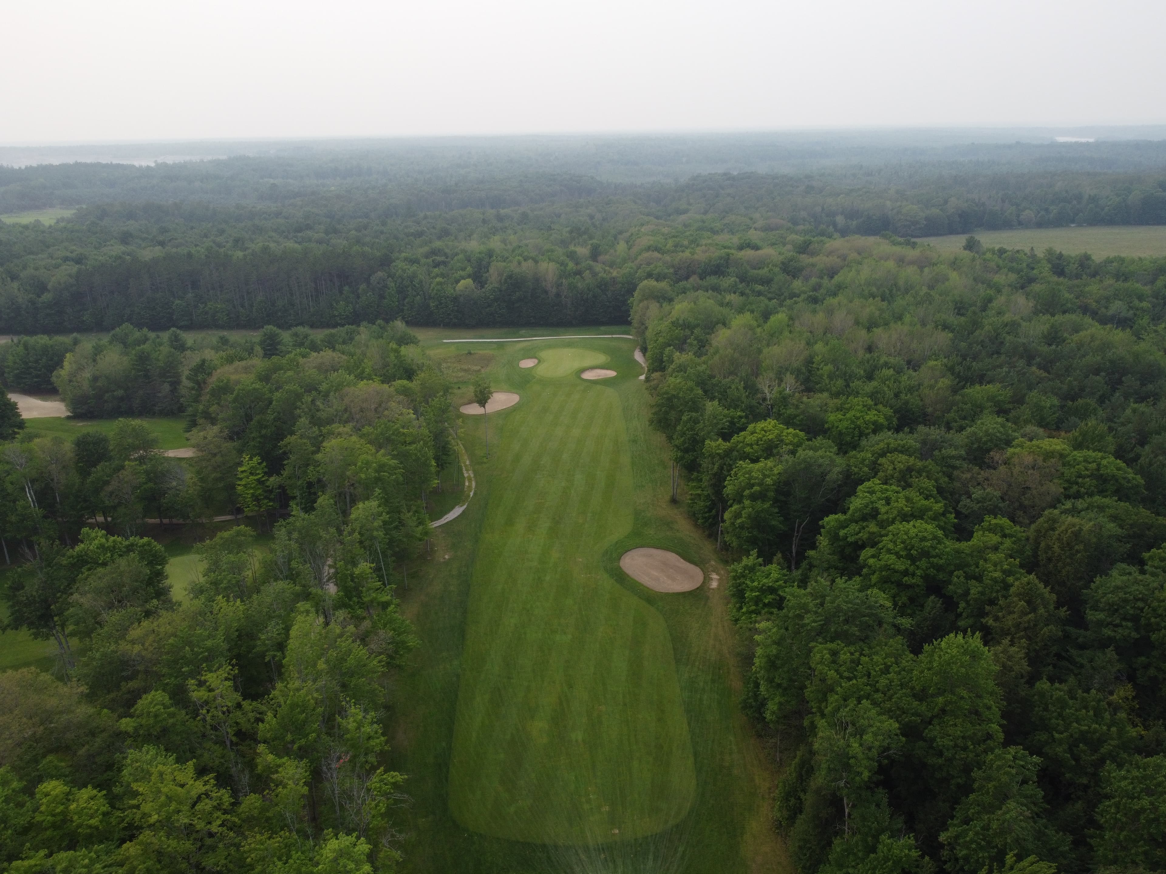 Drone image of Lake St. George