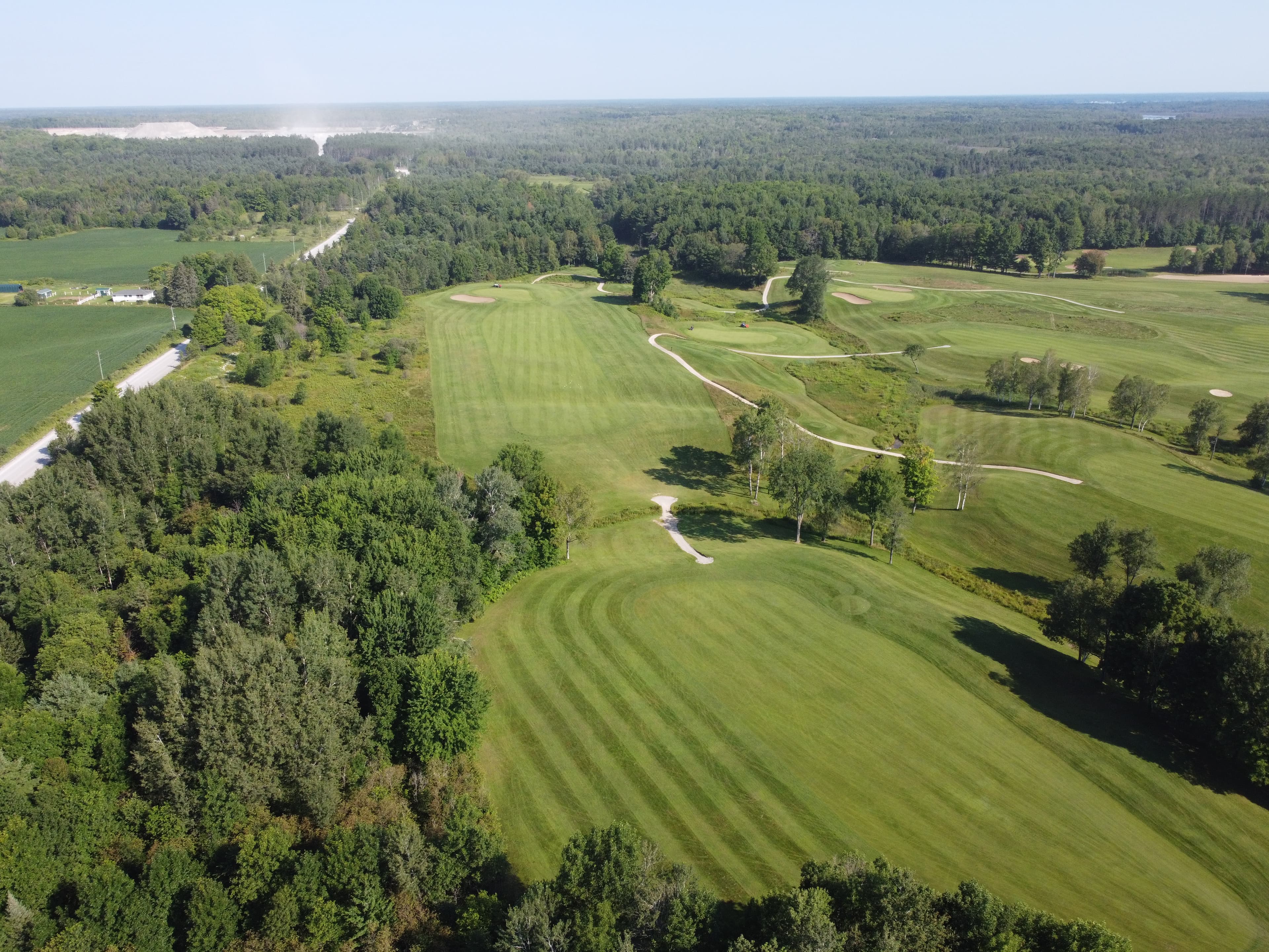 Drone image of Lake St. George