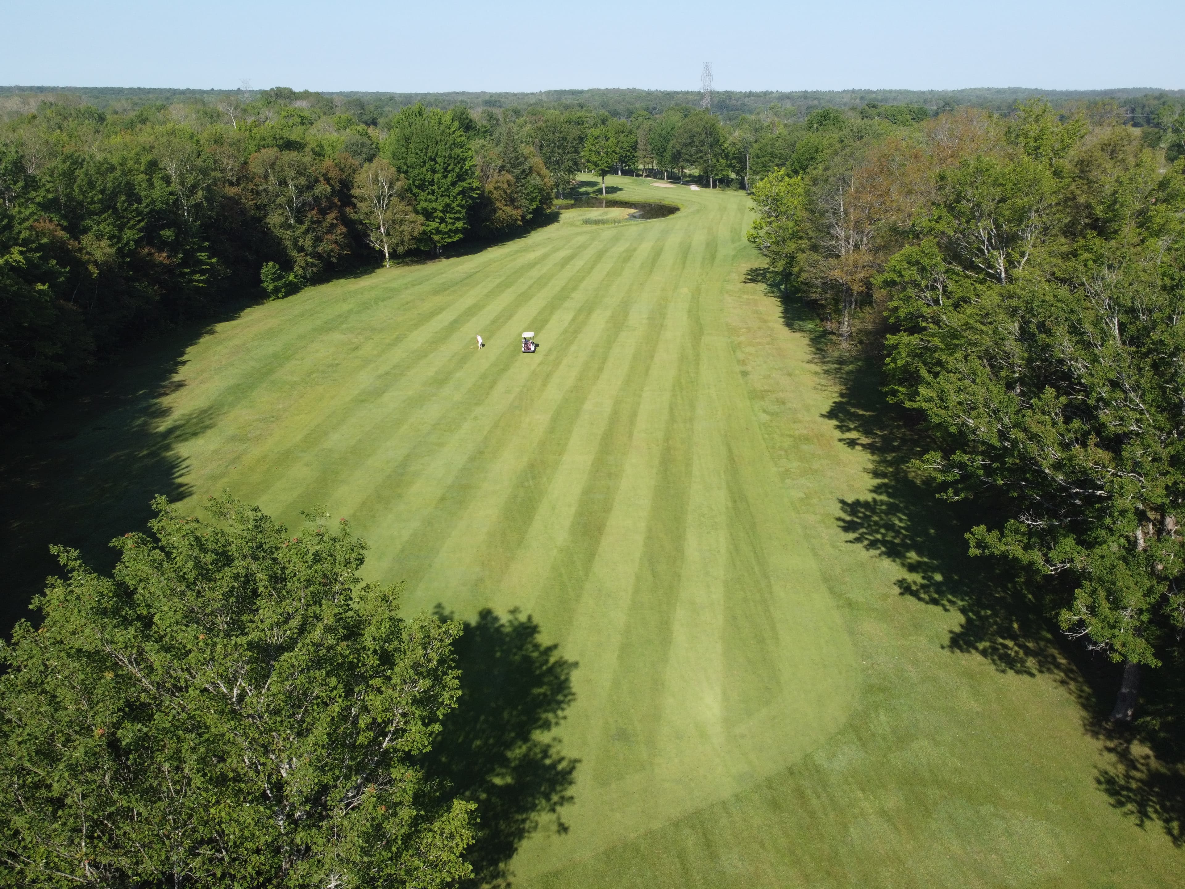 Drone image of Lake St. George