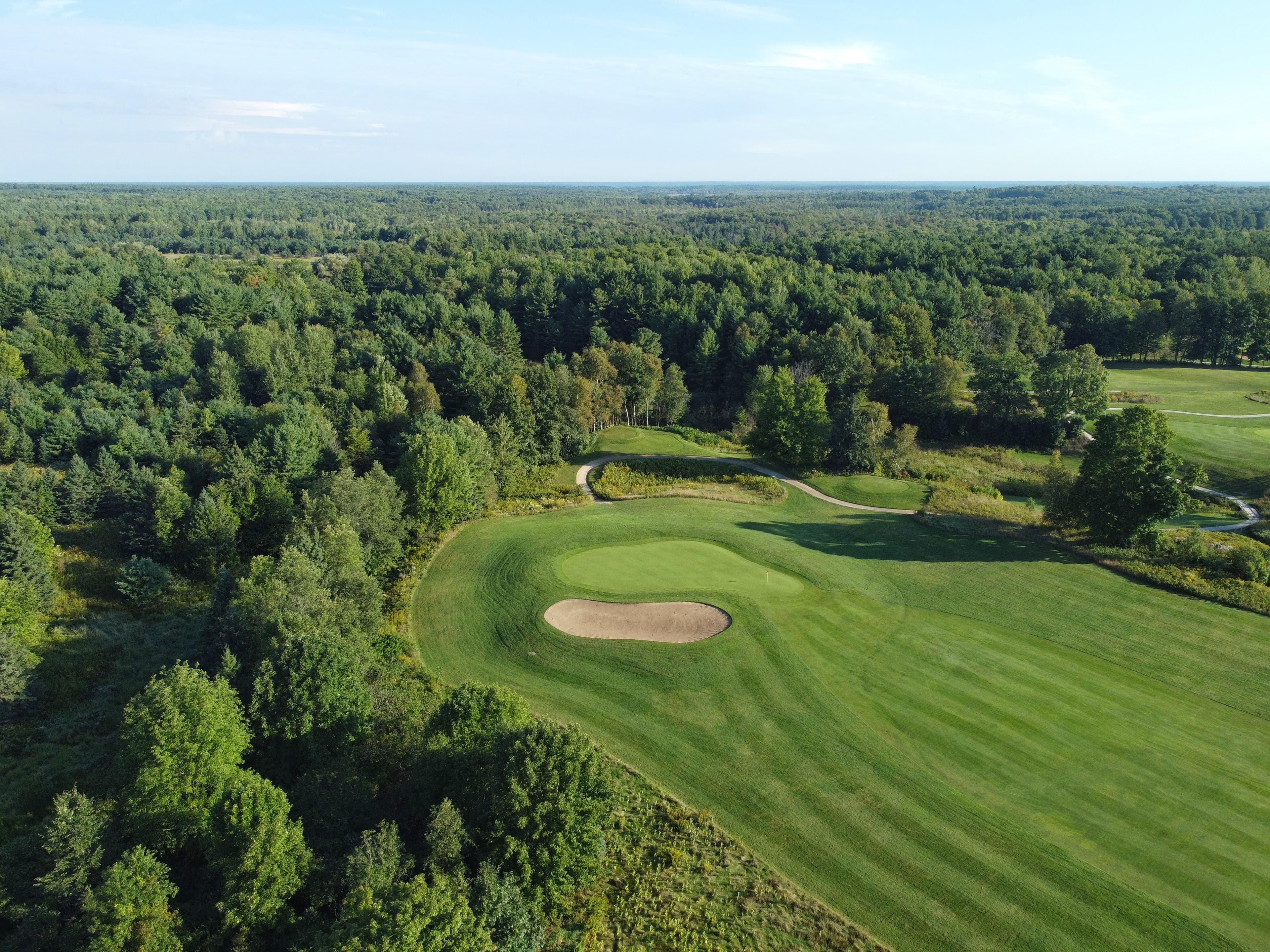 Drone image of Lake St. George