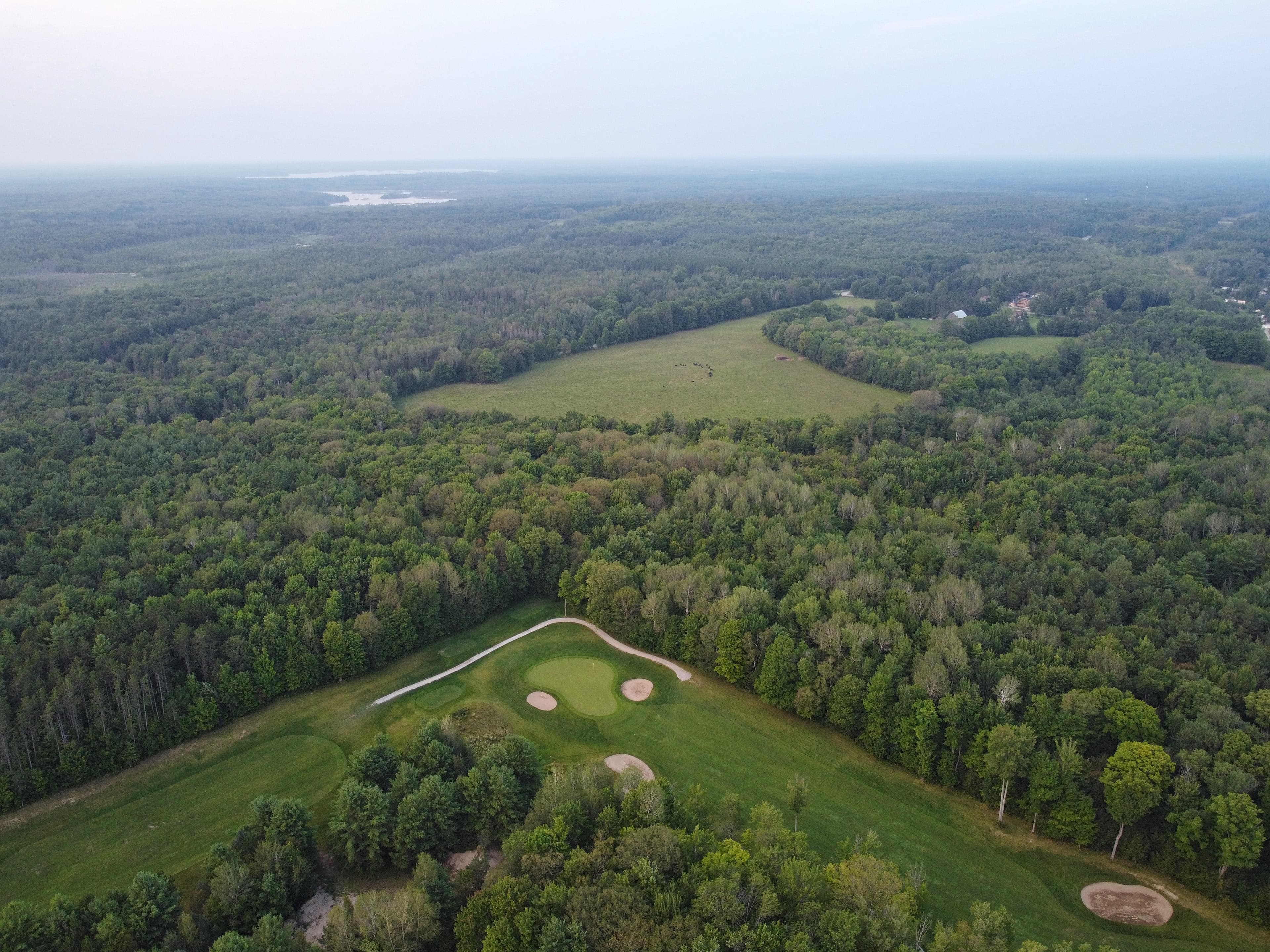 Drone image of Lake St. George