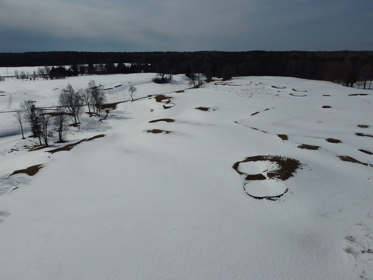 March 21st 2022 ➡️ March 21st 2023 

A little behind last year on the melt! Hoping for warmer weather soon 🙏 https://t.co/MKFpe65yAi