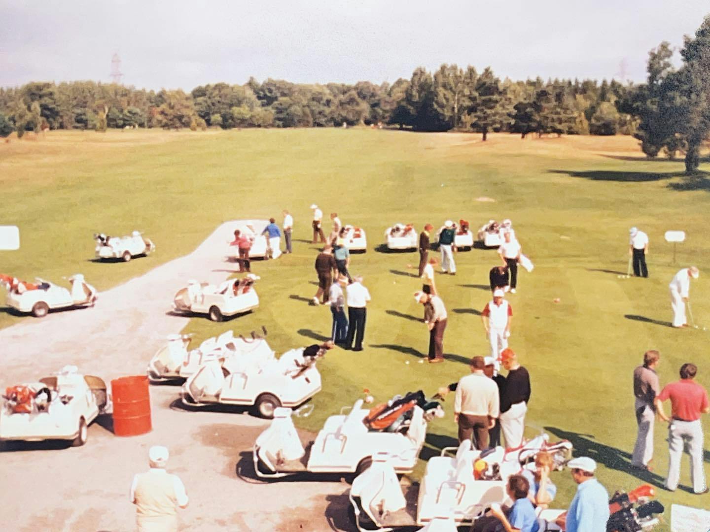 The first tee in 1982!