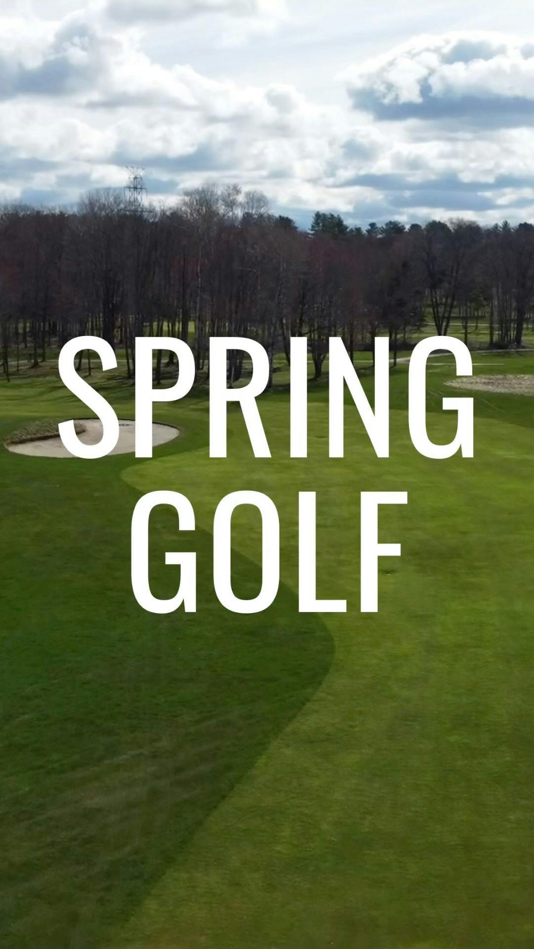 Spring golf starts tomorrow 🔥🔥🔥