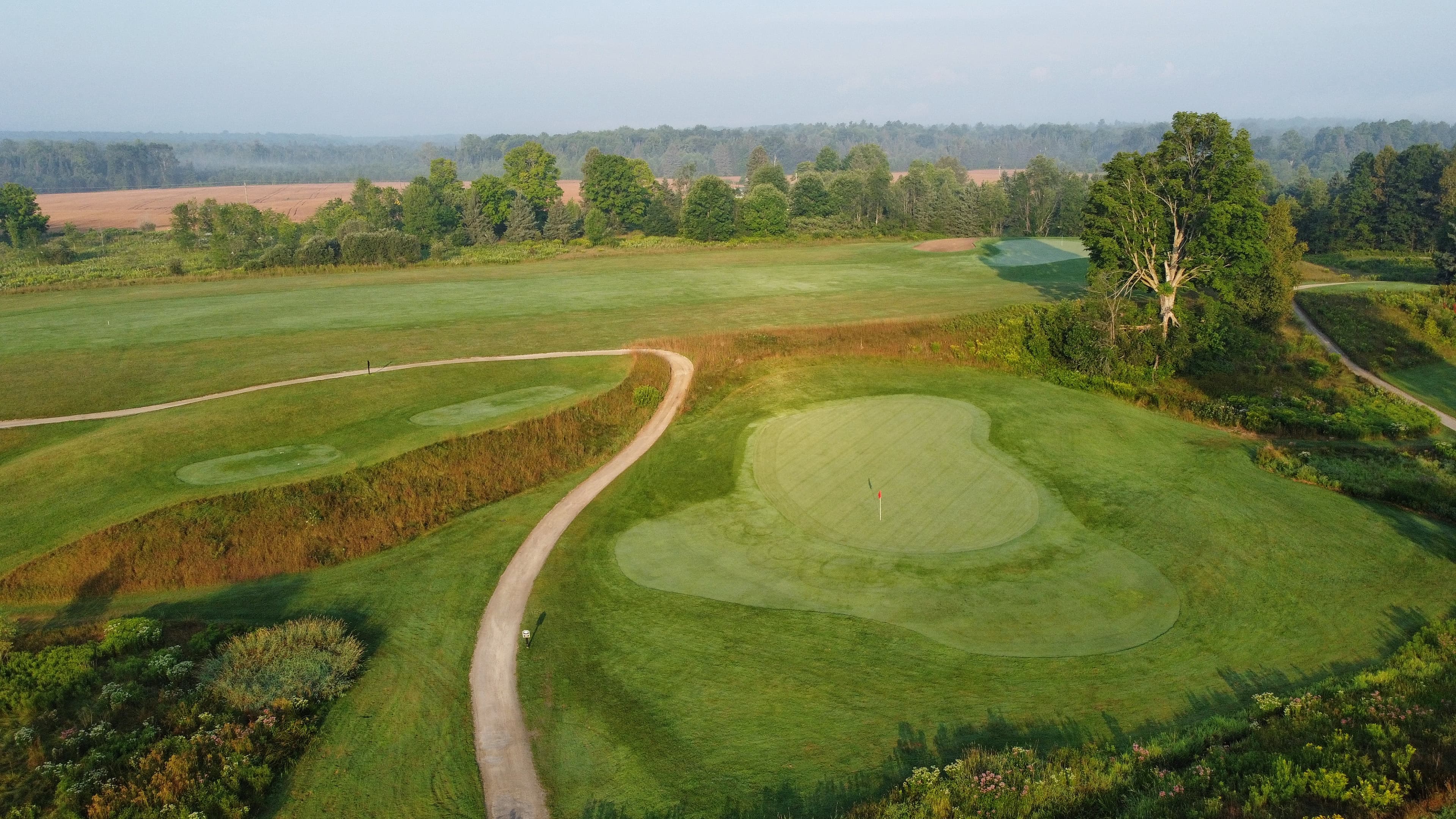 Drone image of Lake St. George