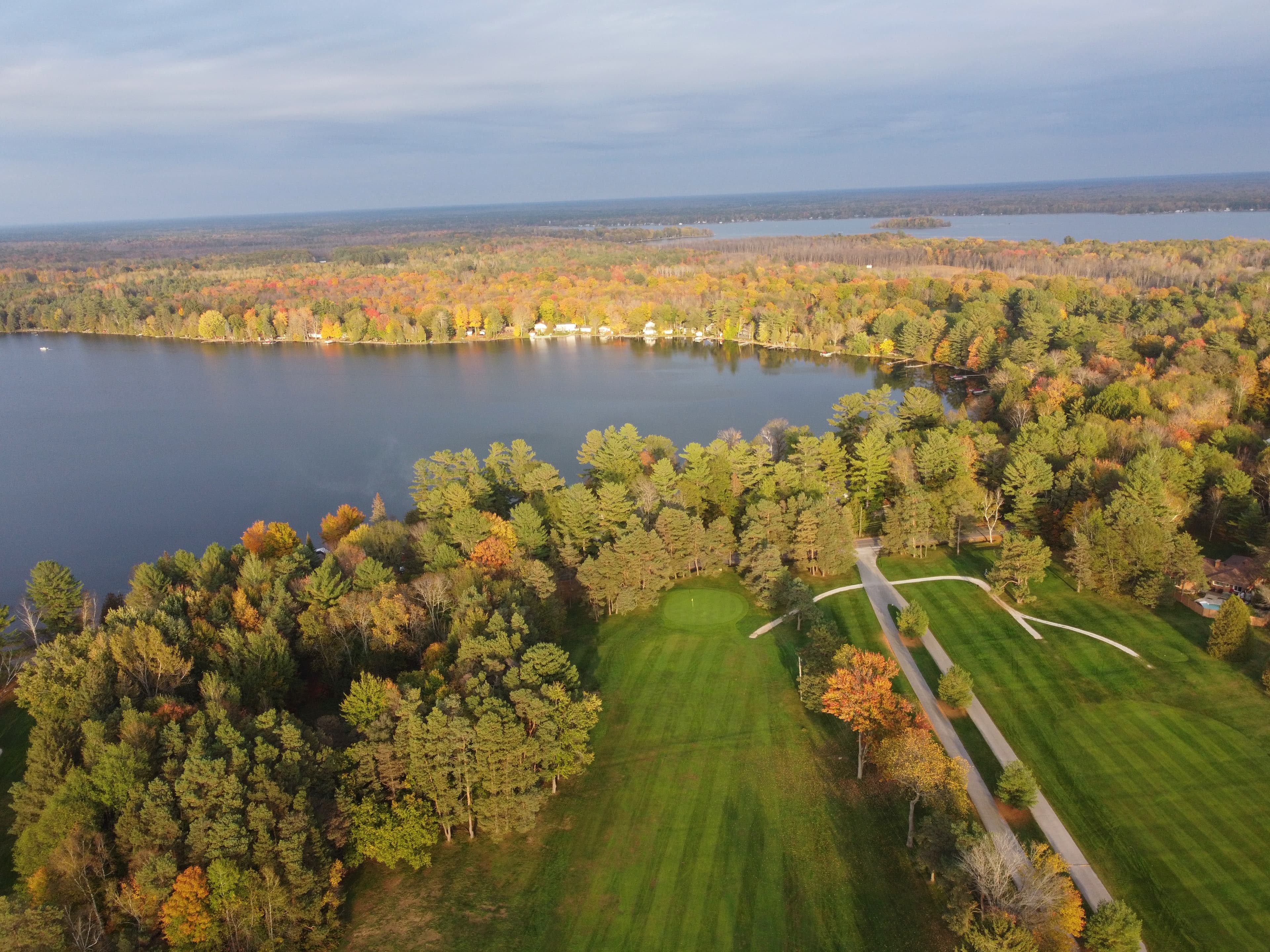 Drone image of Lake St. George