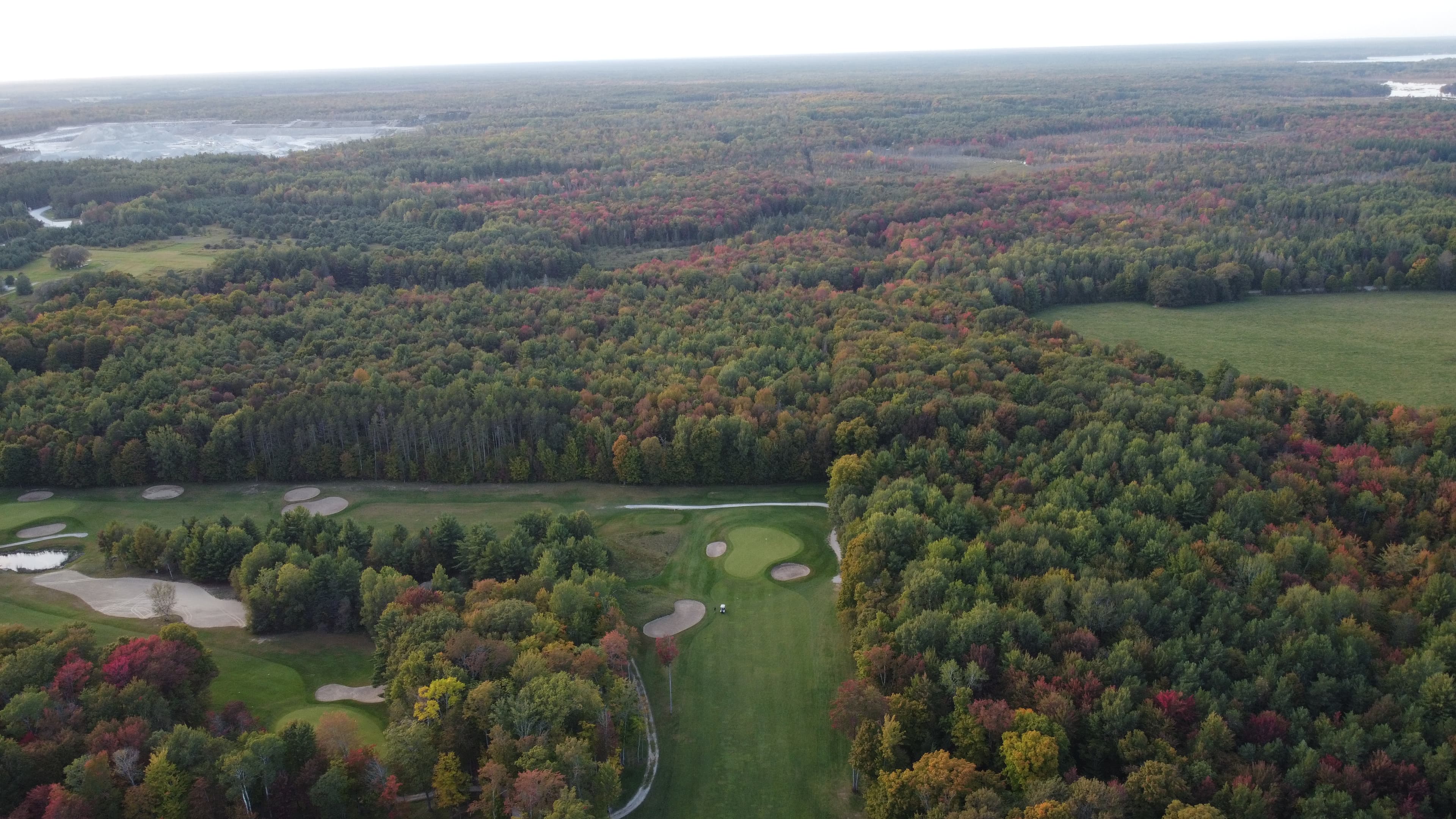 Drone image of Lake St. George