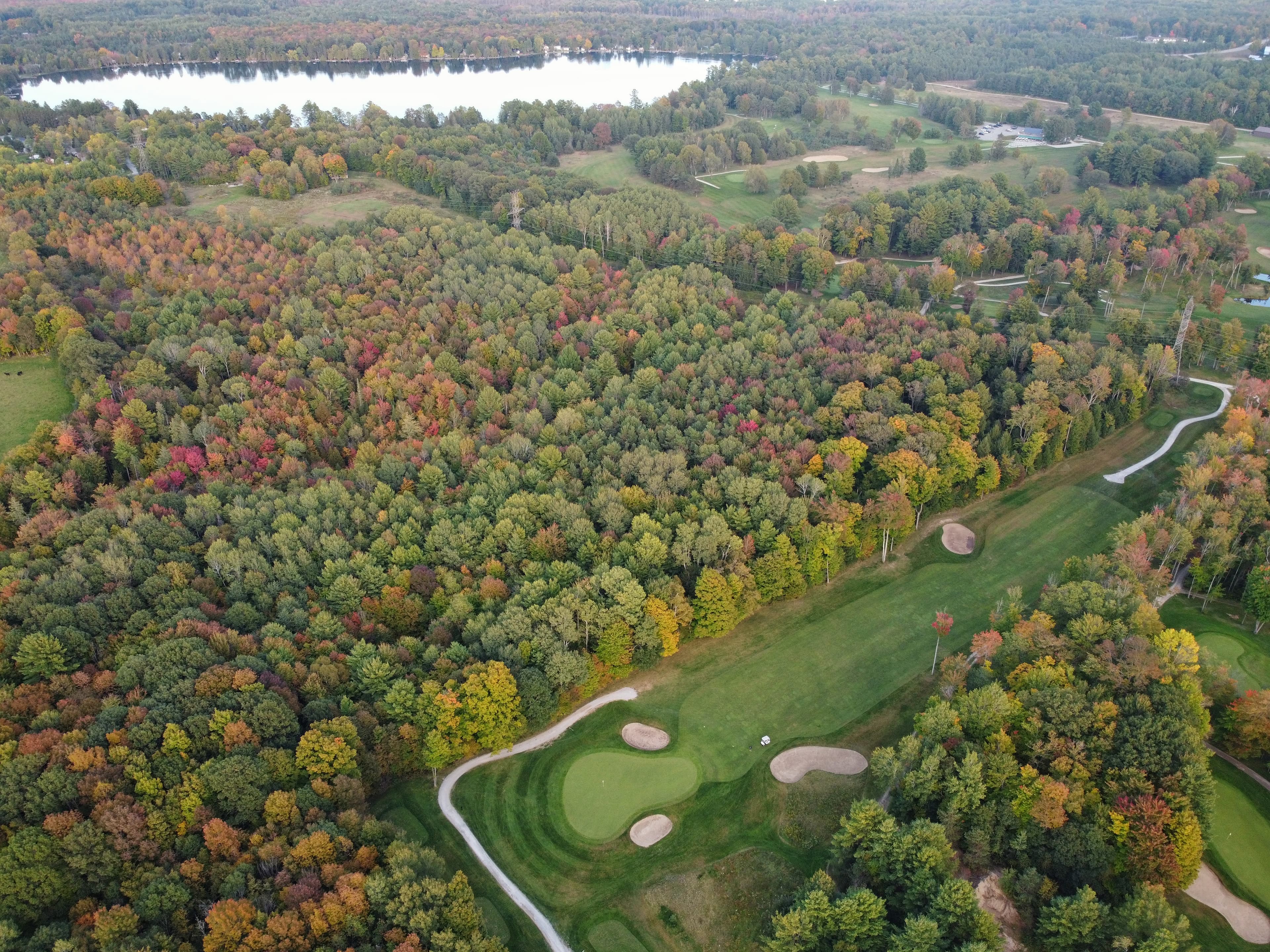 Drone image of Lake St. George
