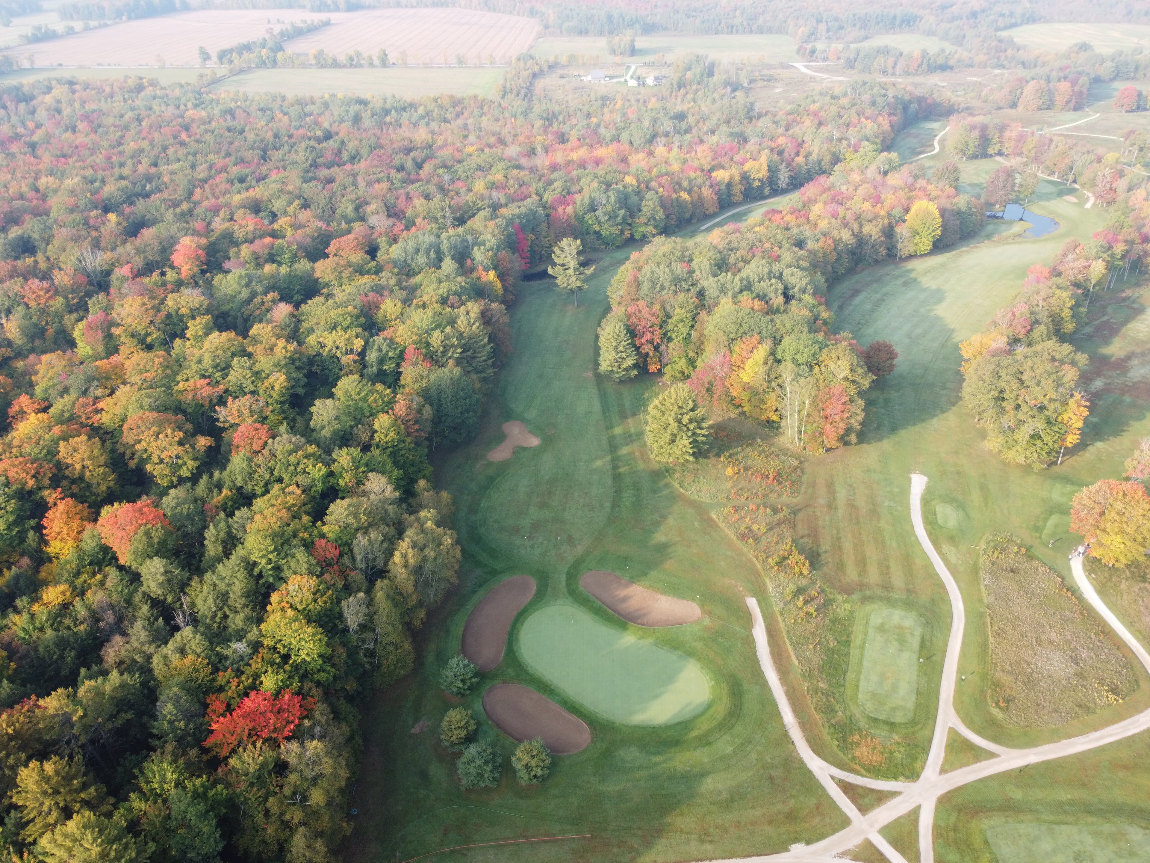 Drone image of Lake St. George