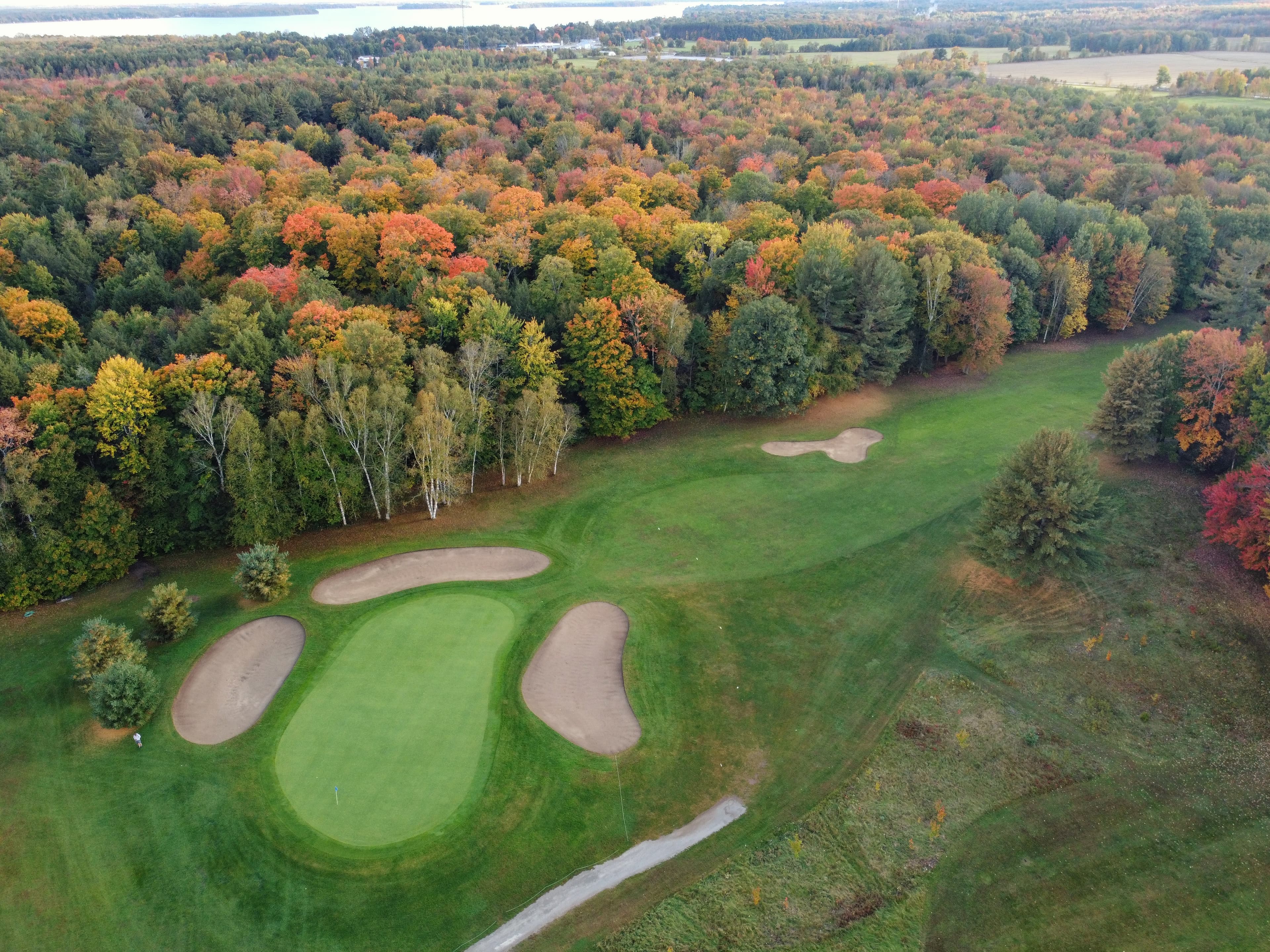 Drone image of Lake St. George