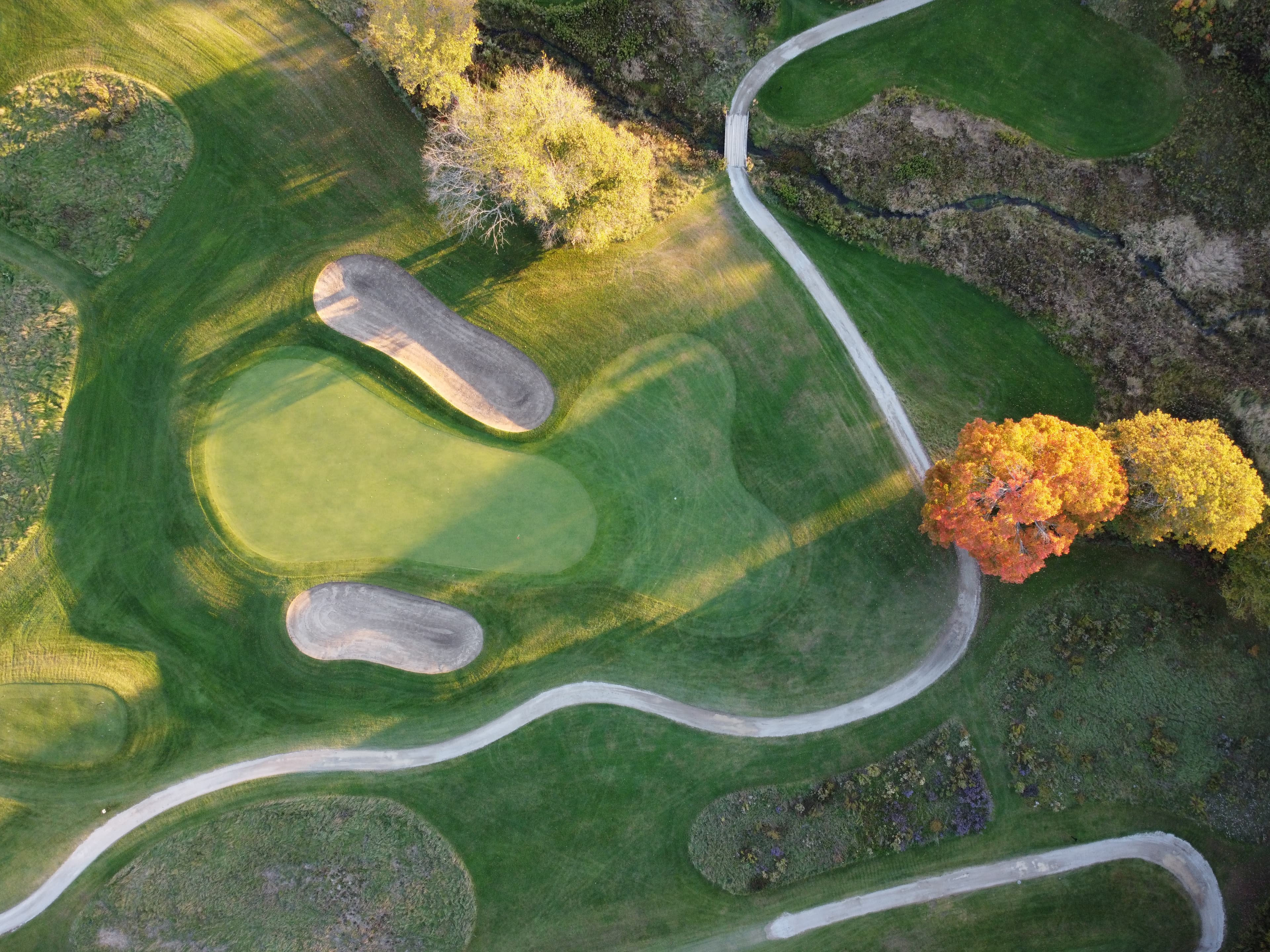 Drone image of Lake St. George