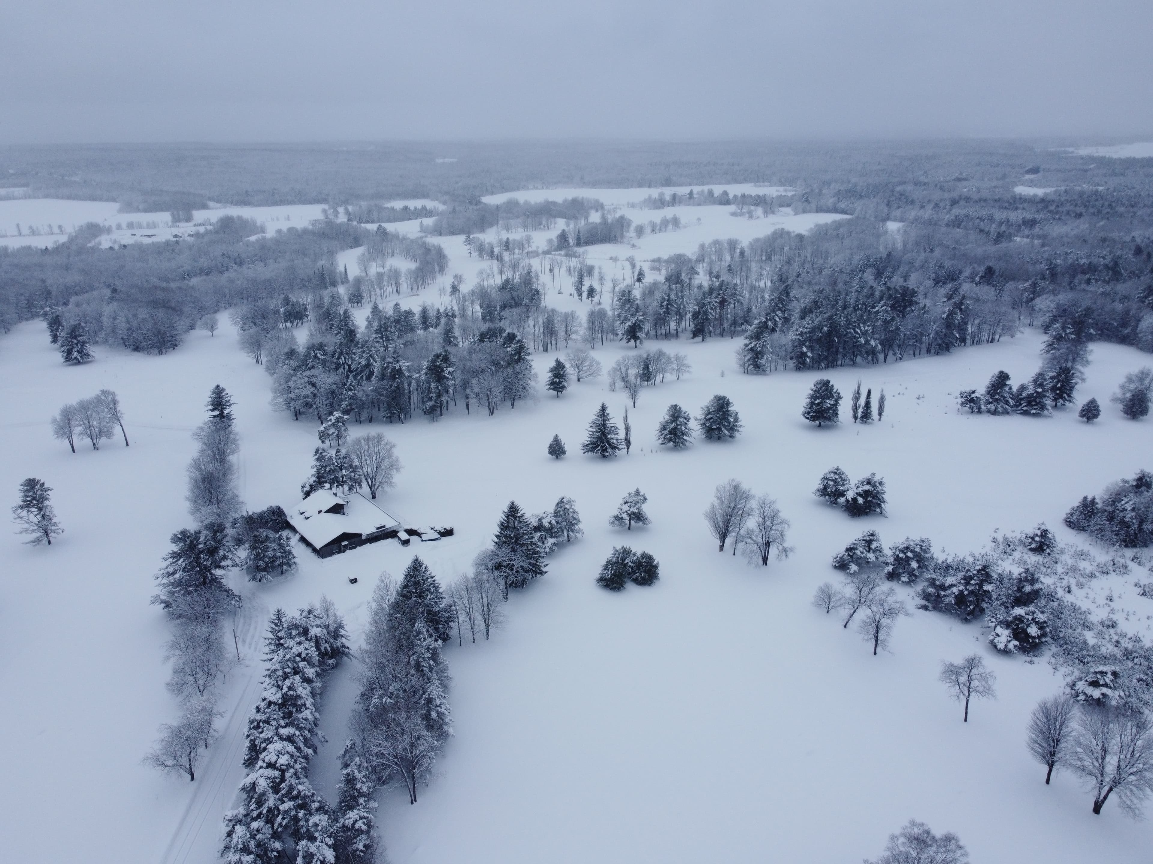 Drone image of Lake St. George