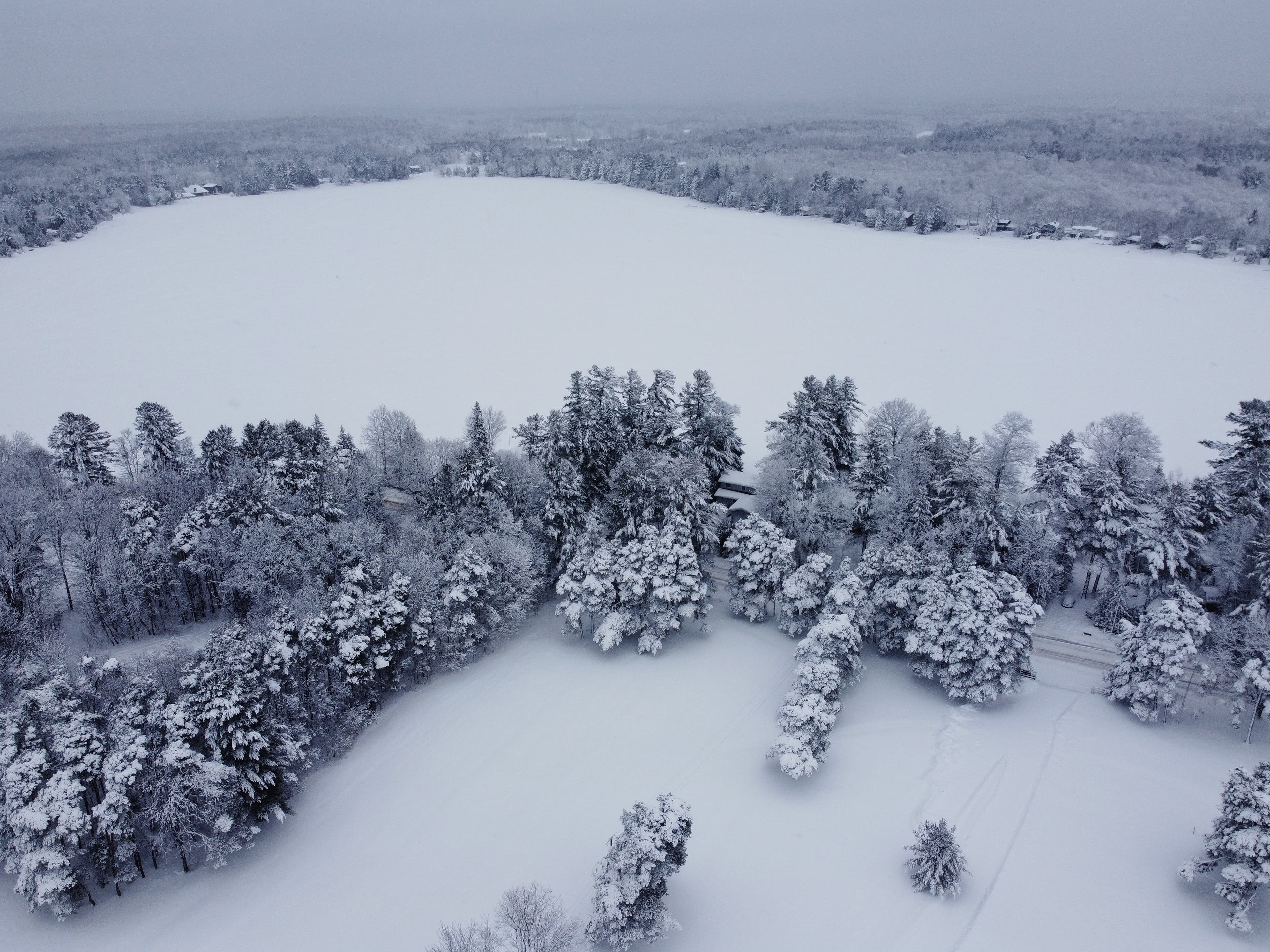 Drone image of Lake St. George