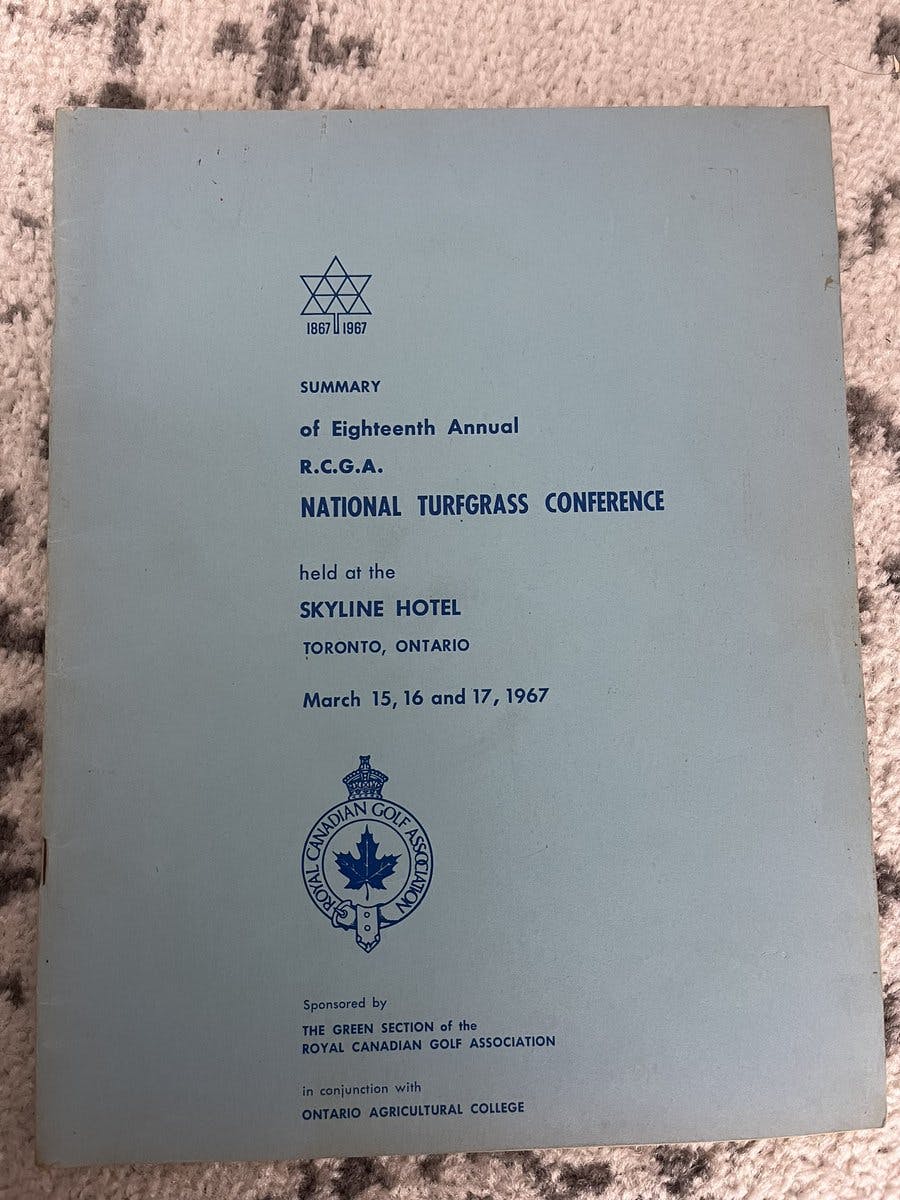 Lots of old turf guides from @GolfCanada as well! https://t.co/jT5DObMt6N https://t.co/KtPTKCY1LR